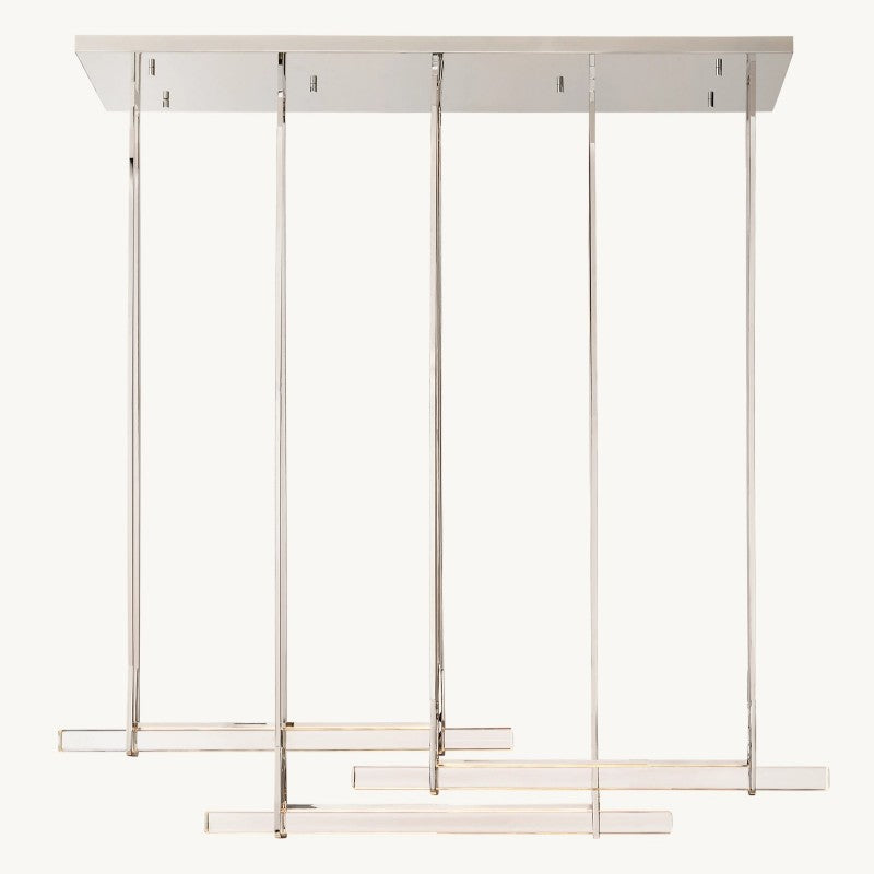 Auduban Triple Bar Linear Chandelier