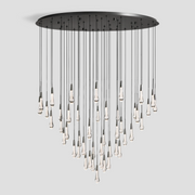 Solitaire Round Chandelier  58"D