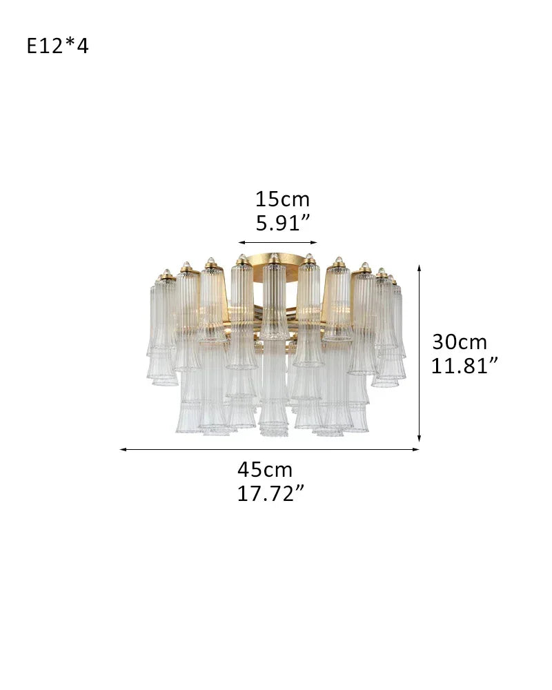 9 Light 20" Wide LED Lorelei Round Tiered Chandelier in Black Chain use for dining room 4-light-D45*H30CM D17.72"*H11.81"-Ceiling Brass American chandelier