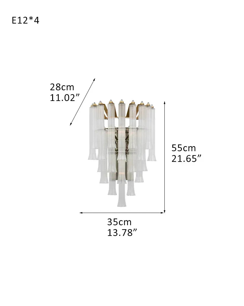 9 Light 20" Wide LED Lorelei Round Tiered Chandelier in Black Chain use for dining room 4-light-W35*D28*H55CM W13.78"*D11.02"*H21.65"-Sconce Brass American chandelier