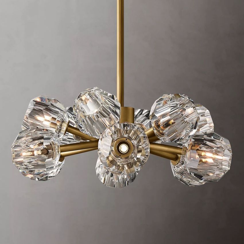 Bille De Crystal Round Chandelier 24''