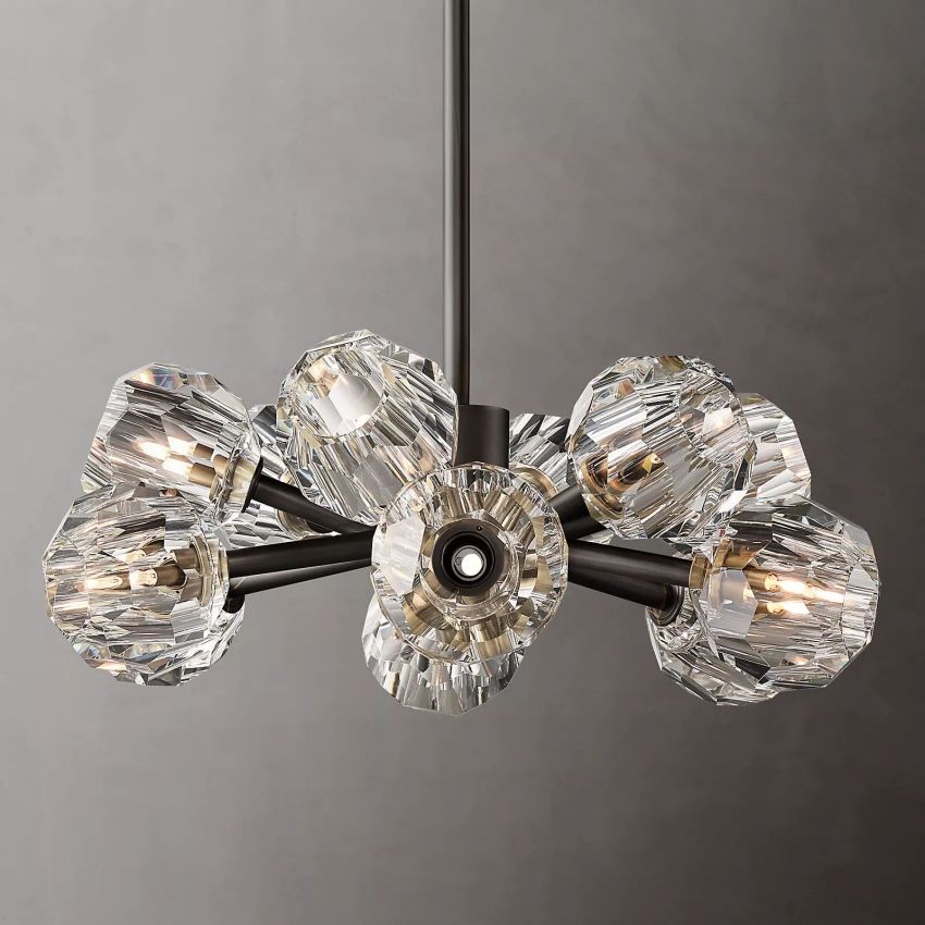 Bille De Crystal Round Chandelier 24''