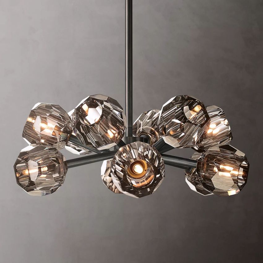 Bille De Crystal Round Chandelier 24''