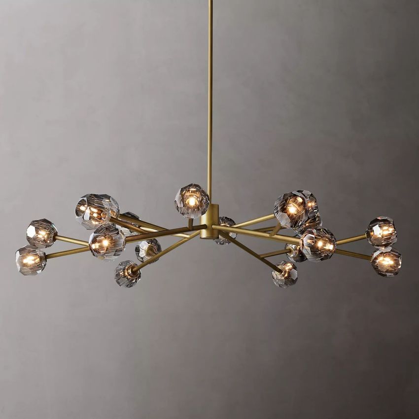 Bille De Crystal Round Chandelier 60''