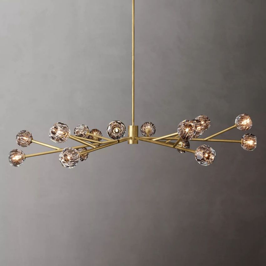 Bille De Crystal Round Chandelier 72''