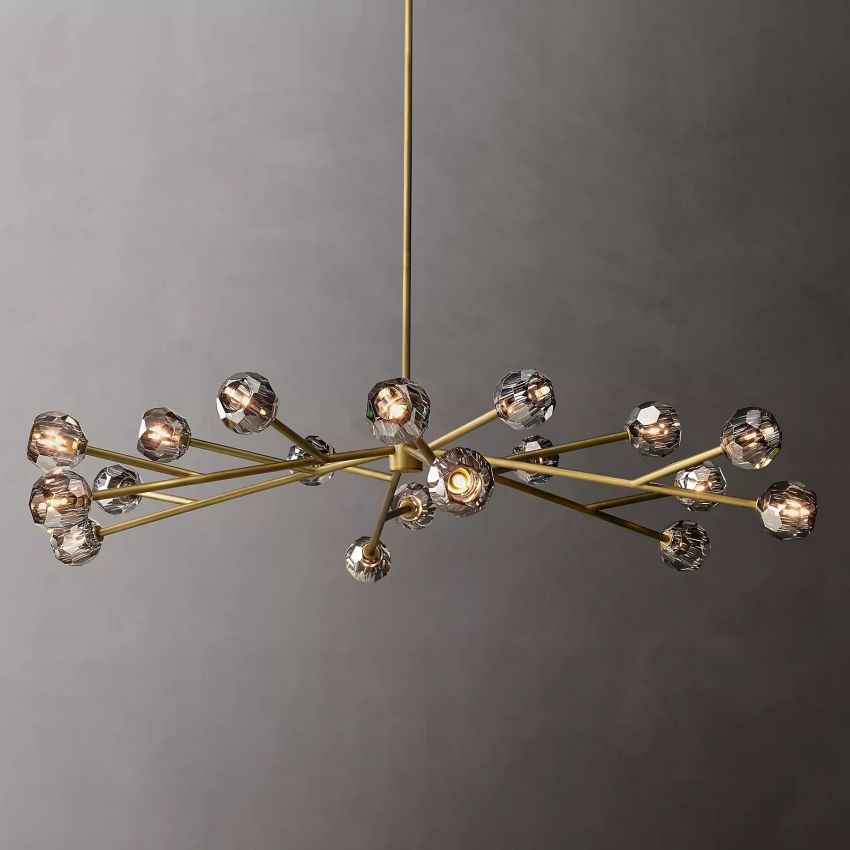 Bille De Crystal Round Chandelier 72''