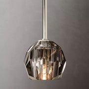 Boule DeSmoke Cristal Glass Rod Pendant