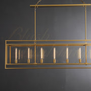 Caspian Rectangular Modern Chandelier 72"