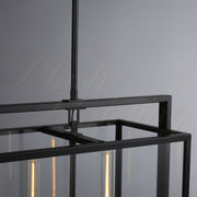 Caspian Rectangular Modern Chandelier 72"