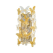 Butterfly 2 Lights Crystal  Wall Sconce - blushlighting