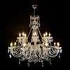 Classical Aristocratico 16 Light Crystal Glass Chandelier