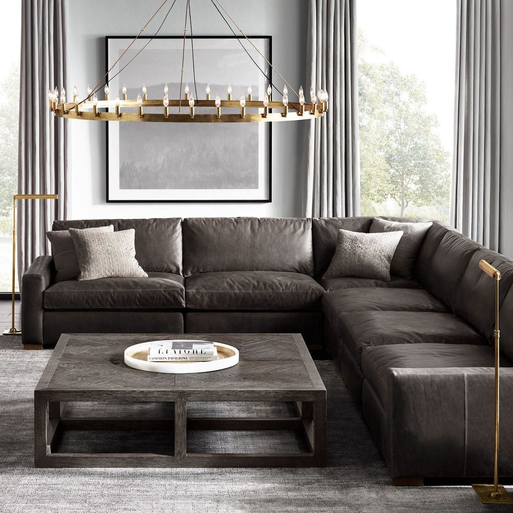 Camina Vintage Filament Round Chandelier 50‘’D