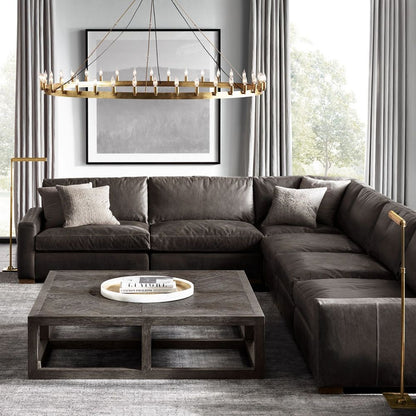 Camina Vintage Filament Round Chandelier 50‘’D