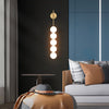 Blushlighting® Modern Golden Wall Lamp with Light Spheres, Living Room, Bedroom image | luxury lighting | luxury wall lamps