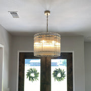 Cassius Modern Glass Chandelier For Living Room, Over Dining Table