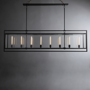 Caspian Rectangular Modern Chandelier 72"