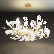 Ceramic  Petal Chandelier