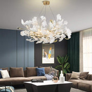 Ceramic  Petal Chandelier