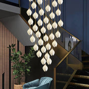 Blus Lighting Luxury Bloom Ceramic Chandelier