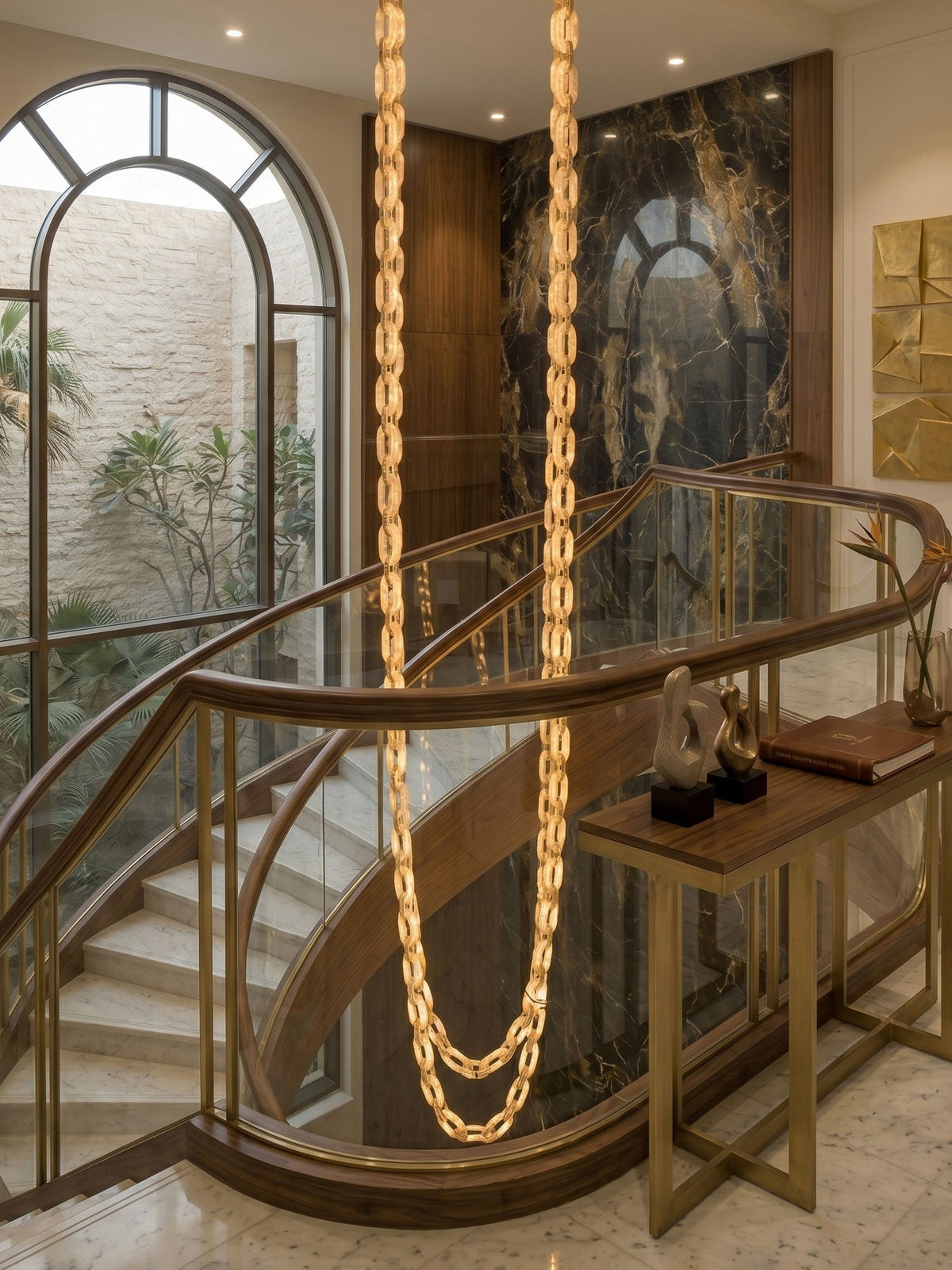 Chain Link Chandelier - Vakkerlight