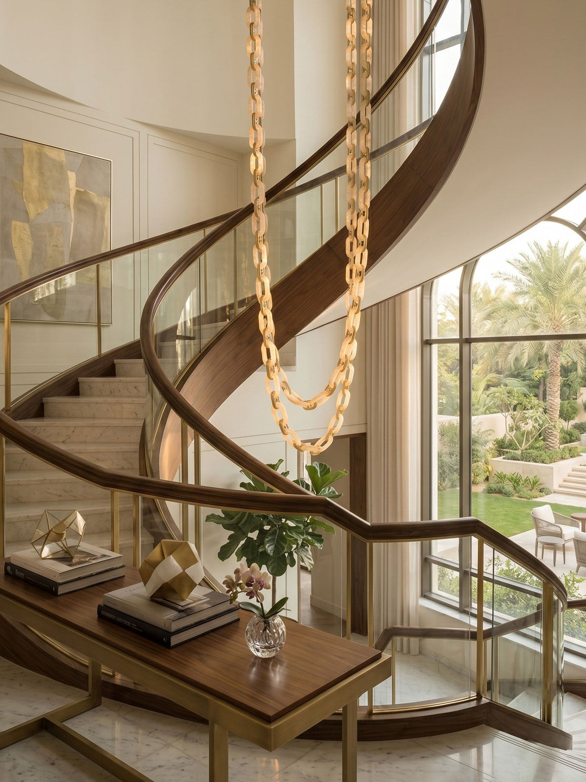 Chain Link Chandelier - Vakkerlight