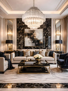 Clear Grande Palermo Chandelier - Vakkerlight