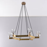 Blus Lighting Linna Crystal Round Chandelier