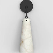 Steven Contemporary Alabaster Wall Sconce