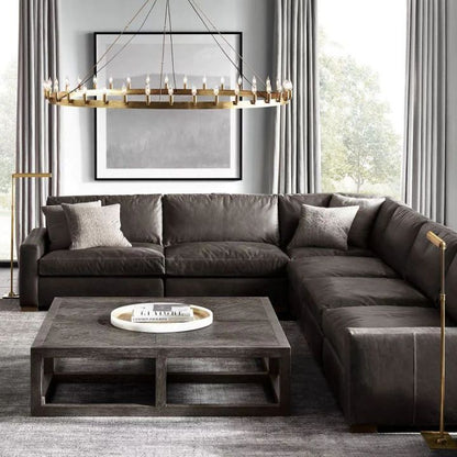 Camina Vintage Candelabra Round Chandelier 38''D