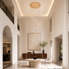 Crane Cascading Handmade Glass Chandelier
