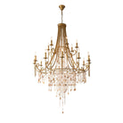 Tatum Lux Shell Crystal Chandelier - Blushlighting