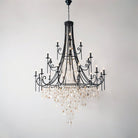 Tatum Lux Shell Crystal Chandelier - Blushlighting