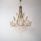 Tatum Lux Shell Crystal Chandelier - Blushlighting