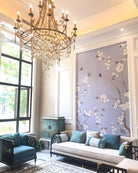 Tatum Lux Shell Crystal Chandelier - Blushlighting