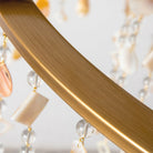 Tatum Lux Shell Crystal Chandelier - Blushlighting