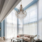 Tatum Lux Shell Crystal Chandelier - Blushlighting
