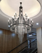 Tatum Lux Shell Crystal Chandelier - Blushlighting