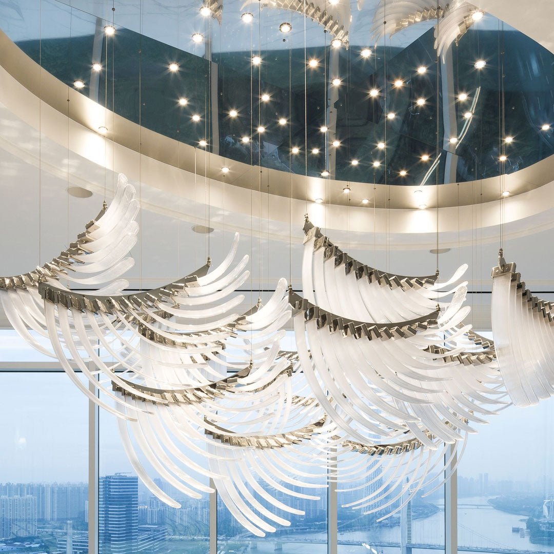 Bird Feather Wings Chandelier - Vakkerlight