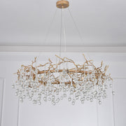 Avril Round Small Water Drop Chandelier