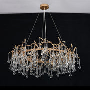 Avril Round Small Water Drop Chandelier