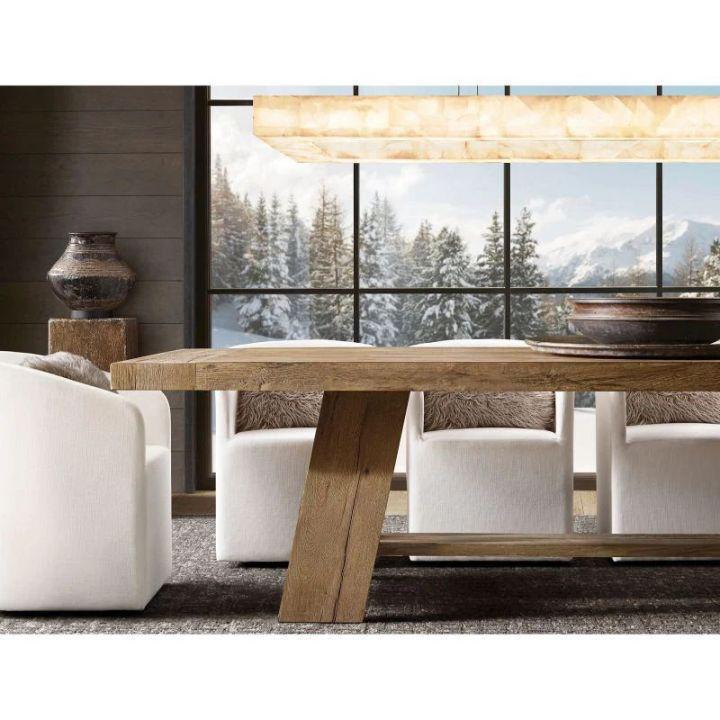 Rivaga Rectangular Calcite Chandelier 54"72''