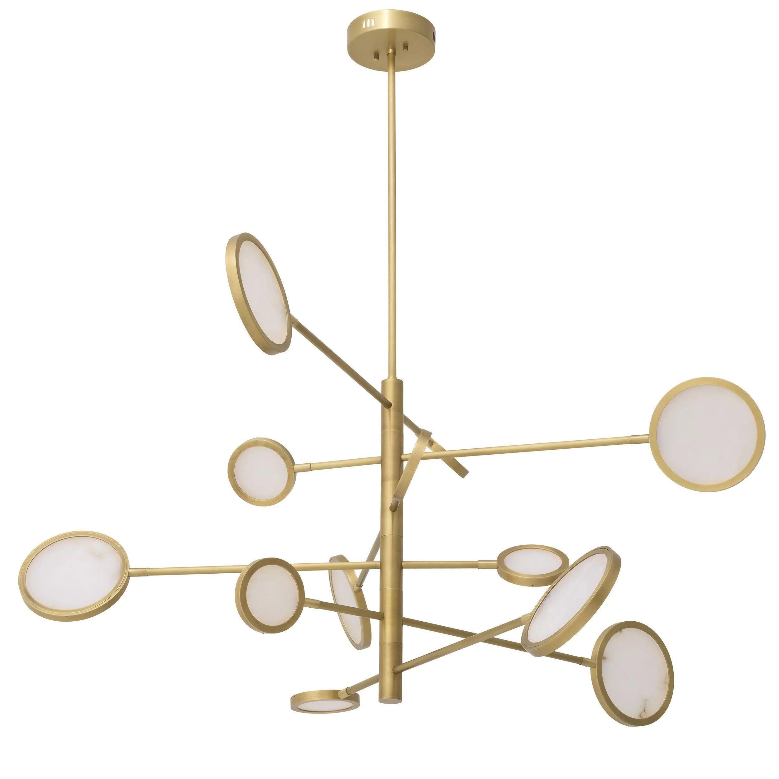 Domani Modern Brass Chandelier