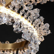 Doris Double Ring Crystal Chandelier