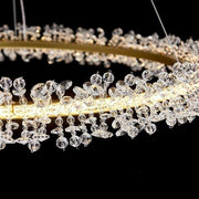 Doris Double Ring Crystal Chandelier