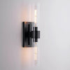Ravelle Modern Wall Sconce ,Glass Shaded Ravele Linear Modern Wall Sconce