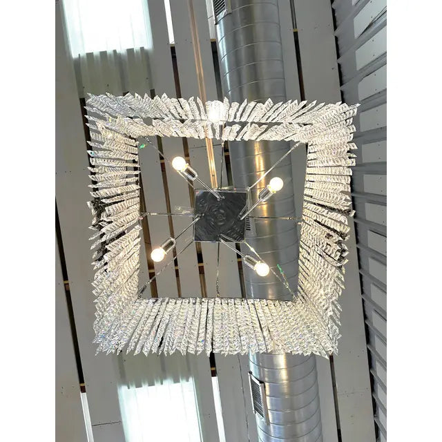 Fendi Modern Square Crystal Chandelier