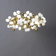 Blus Lighting Luxury Escamoles Modern Grape Round Chandelier