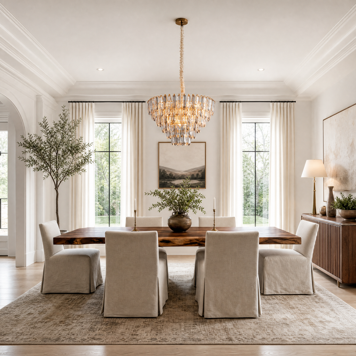 Eterea Brass Chandelier