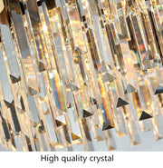 Blus Lighting Flavian Rectangular Crystal Chandelier