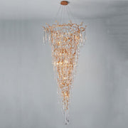 Blus Lighting Flavian Branch Crystal Chandelier